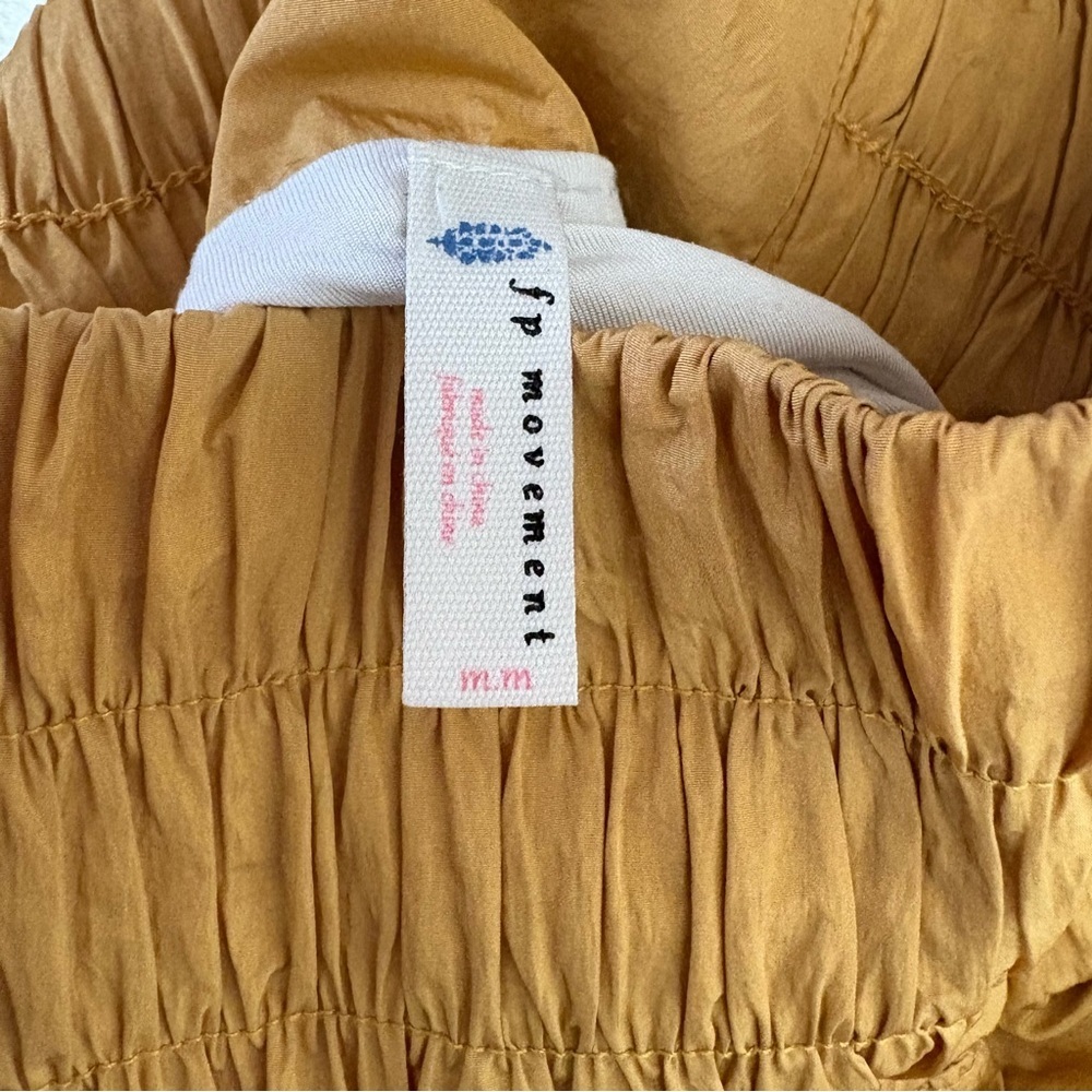 Free People Movement The Way Home Shorts in Honey Mellow Medium - Picture 5 of 12